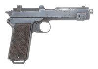 German Police Steyr Hahn Model 1912 Semi-Auto Pistol - 2