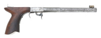 Unmarked Single Shot Under Hammer Percussion Target Pistol - 2