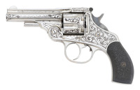 Handsome Engraved Harrington & Richardson Hand Ejector Double Action Revolver
