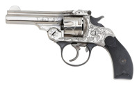 Engraved Meriden Firearms Co. The A.J. Aubrey Double Action Revolver