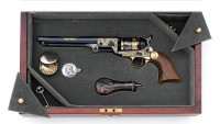 Handsome Cased U.S. Historical Society Robert E. Lee Commemorative Model 1851 Navy Percussion Revolver