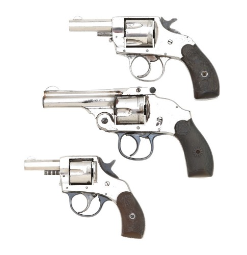 Lot of Three American Double Action Pocket Revolvers