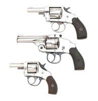 Lot of Three American Double Action Pocket Revolvers