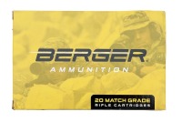 Berger Match 338 Lapua Magnum Ammunition