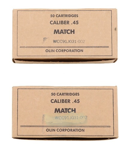 WCC 91-Dated 45 Caliber Match Ammunition