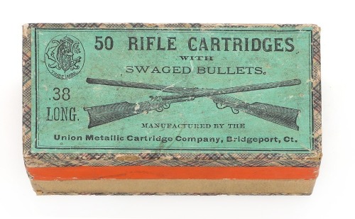 Collectible and Early Dogs Head UMC .38 Long Cartridges