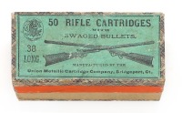 Collectible and Early Dogs Head UMC .38 Long Cartridges