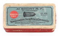 Collectible Remington .41 Short Rimfire Cartridges