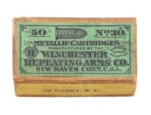 Collectible and Early Winchester .30 Short Rimfire Cartridges