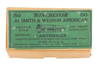 Collectible Winchester .44 Smith & Wesson American Cartridges