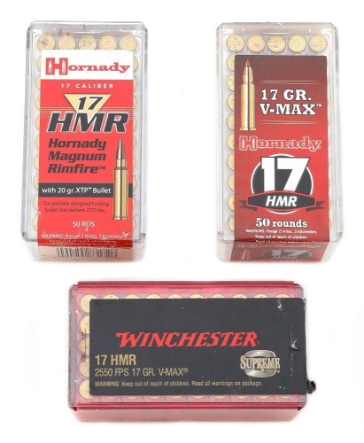Hornady and Winchester 17 HMR Ammunition