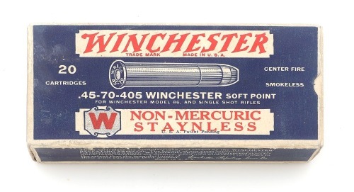 Collectible Winchester .45-70-405 Ammunition