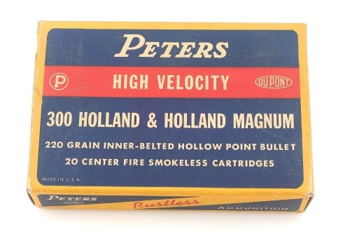 Collectible Peters 300 H&H Magnum Ammunition