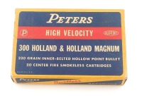 Collectible Peters 300 H&H Magnum Ammunition