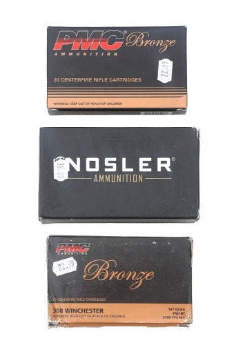 Assorted 308 Win Ammunition