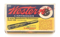 Collectible Western 8mm Mannlicher-Schoenauer Ammunition