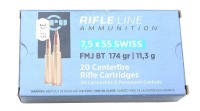 PPU Rifle Line 7.5X55 Swiss Ammunition