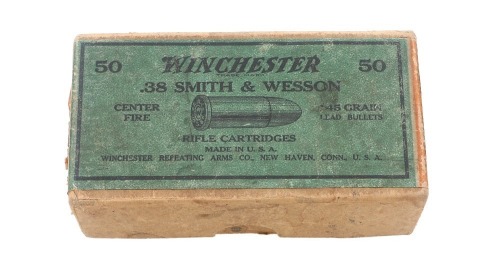 Collectible Winchester .38 S&W Cartridges