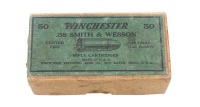 Collectible Winchester .38 S&W Cartridges