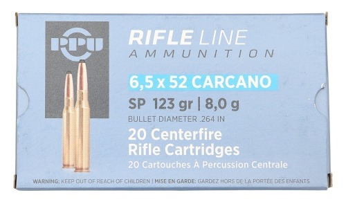 PPU Rifle Line 6.5x52 Carcano Ammunition