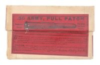 Collectible Winchester .30 Army Full Patch Cartridges