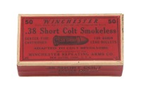 Collectible Winchester .38 Short Colt Cartridges