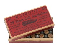 Collectible Winchester .38 Short Colt Cartridges