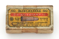 Collectible 22 Winchester Automatic Cartridge Box