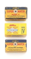 Trio of Western Super-Match 22 LR Cartridge Boxes
