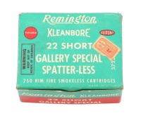Remington Gallery Special Splatter-Less 22 Short Cartridge Box