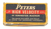 Collectible Peters 44 Remington Magnum Ammunition