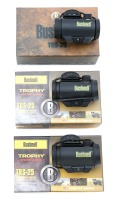 Trio of Bushnell TRS-25 Red Dot Sights