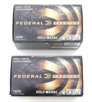Federal Premium Gold Medal Small Pistol Match Primers