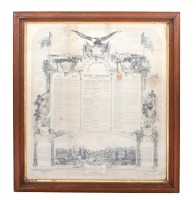 Mustered into U.S. Service Lithograph