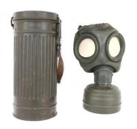 German Model 30 Gas Mask In Canister