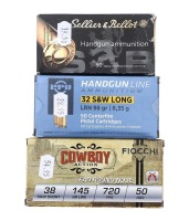 32 S&W Long and 38 S&W Short Ammunition