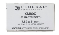 Federal XM80C 7.62x51mm Ammunition