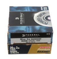 Federal 20 Ga Buckshot Shotshells