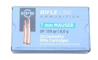 PPU Rifle Line 7mm Mauser Ammunition