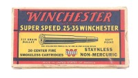 Collectible Winchester .25-35 Win Cartridges