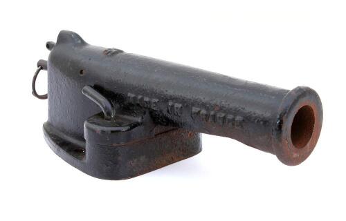 Cast Iron Blank Firing Alarm Or Salute “Cannon”