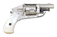 Lovely Engraved Belgian Baby Hammerless Revolver