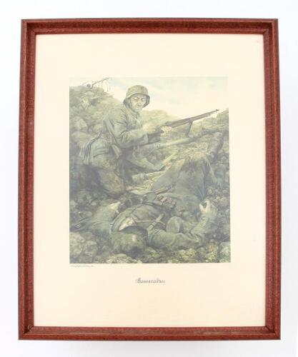 German Ww1 Trench Painting Print