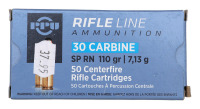 PPU Rifle Line 30 Carbine Ammunition