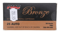 PMC Bronze 25 Auto Ammunition