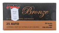 PMC Bronze 25 Auto Ammunition
