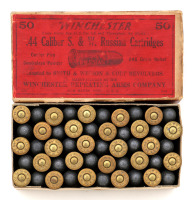 Collectible Winchester .44 S&W Russian Cartridges