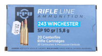 PPU Rifle Line 243 Winchester Ammunition