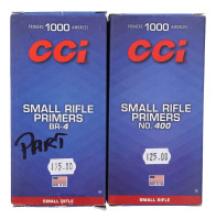 CCI Small Rifle No. 400 and BR-4 Primers