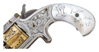 Wonderful New York Cased & Engraved "Eagle Lake 1892" Smith & Wesson 32 Single Action Revolver - 3